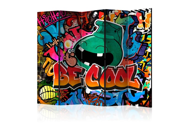 Rumsavdelare - Be Cool II 225x172 - Artgeist sp. z o. o. - Vikvägg - Rumsavdelare