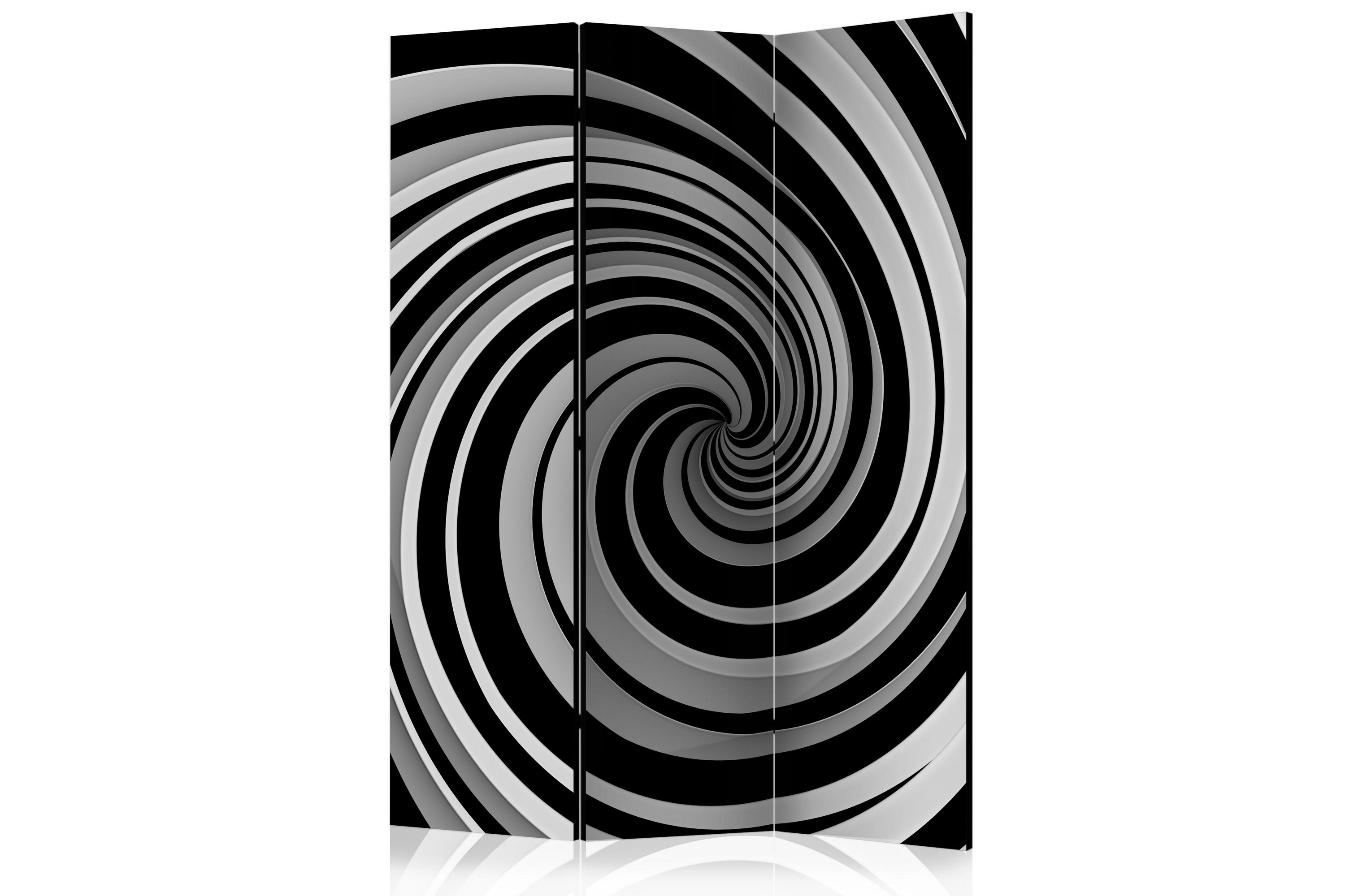 Rumsavdelare - Black and white swirl 135x172 - Artgeist sp. z o. o.