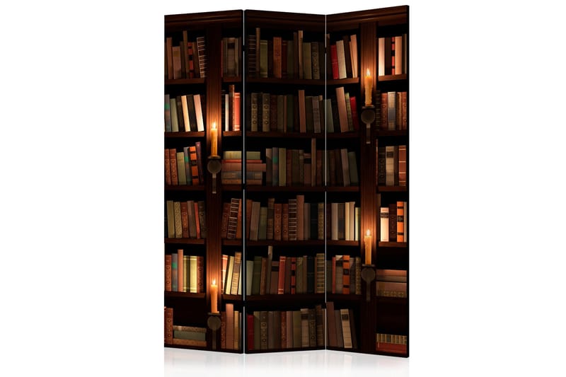 Rumsavdelare - Bookshelves 135x172 - Artgeist sp. z o. o. - Vikvägg - Rumsavdelare