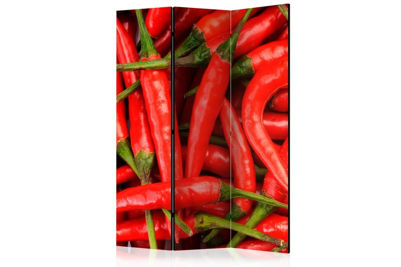 Rumsavdelare Chili Pepper - Background 135x172 cm - Artgeist sp. z o. o. - Rumsavdelare - Vikvägg