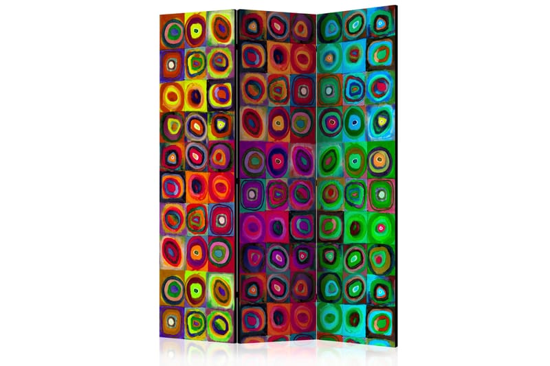 Rumsavdelare Colorful Abstract Art 135x172 - Artgeist sp. z o. o. - Rumsavdelare - Vikvägg