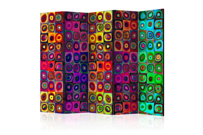 Rumsavdelare Colorful Abstract Art 225x172 - Artgeist sp. z o. o. - Rumsavdelare - Vikvägg