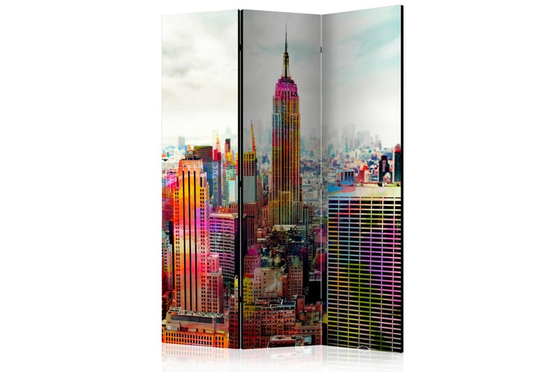 Rumsavdelare Colors of New York City 135x172 cm - Artgeist sp. z o. o. - Rumsavdelare - Vikvägg