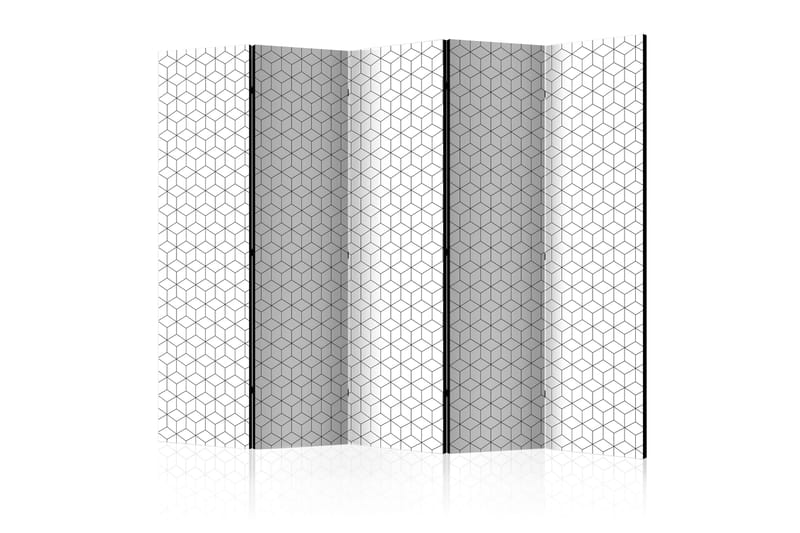 Rumsavdelare Cubes - Texture II 225x172 cm - Artgeist sp. z o. o. - Rumsavdelare - Vikvägg