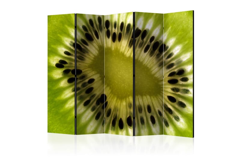 Rumsavdelare - fruits: kiwi II 225x172 - Artgeist sp. z o. o. - Vikvägg - Rumsavdelare