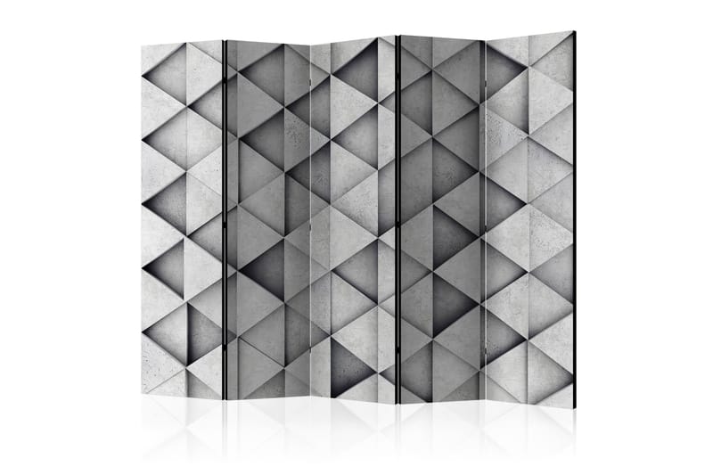 Rumsavdelare - Grey Triangles II 225x172 - Artgeist sp. z o. o. - Rumsavdelare - Vikvägg