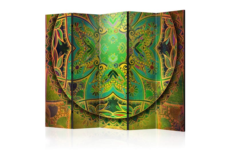Rumsavdelare - Mandala: Emerald Fantasy II 225x172 - Artgeist sp. z o. o. - Rumsavdelare - Vikvägg