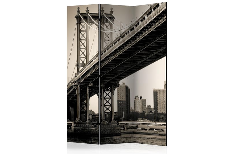 Rumsavdelare - Manhattan Bridge, New York 135x172 - Artgeist sp. z o. o. - Rumsavdelare - Vikvägg