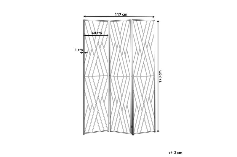 Rumsavdelare med 3 paneler Asolo - Inredning - Dekoration & inredningsdetaljer - Rumsavdelare