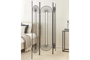 Rumsavdelare med 3 paneler Noale Svart - Svart - Inredning - Dekoration & inredningsdetaljer - Rumsavdelare
