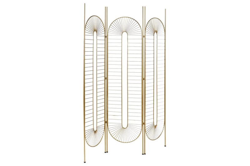 Rumsavdelare med 3 paneler Noale Guld - Guld - Inredning - Dekoration & inredningsdetaljer - Rumsavdelare