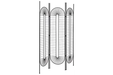 Rumsavdelare med 3 paneler Noale Svart - Svart - Inredning - Dekoration & inredningsdetaljer - Rumsavdelare