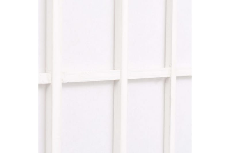 Rumsavdelare med 6 paneler japansk stil 240x170 cm vit - Vit - Skärmvägg - Rumsavdelare