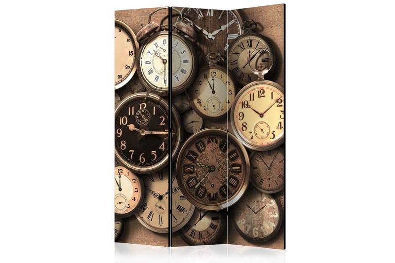 Rumsavdelare - Old Clocks 135x172 - Artgeist sp. z o. o. - Rumsavdelare - Vikvägg