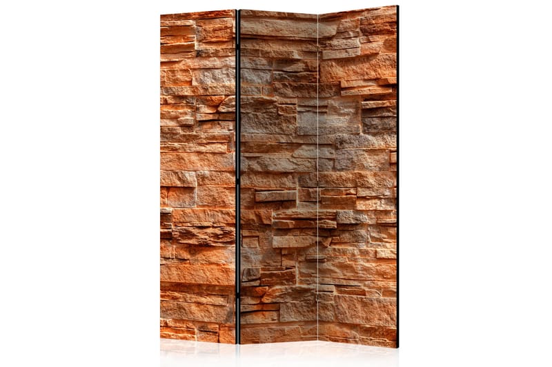 Rumsavdelare - Orange Stone 135x172 - Artgeist sp. z o. o. - Rumsavdelare - Vikvägg