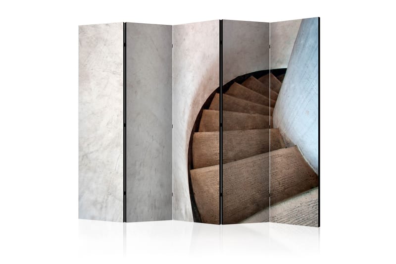 Rumsavdelare - Spiral stairs II 225x172 - Artgeist sp. z o. o. - Vikvägg - Rumsavdelare