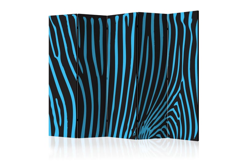Rumsavdelare Zebra Pattern Turquoise II 225x172 cm - Artgeist sp. z o. o. - Rumsavdelare - Vikvägg