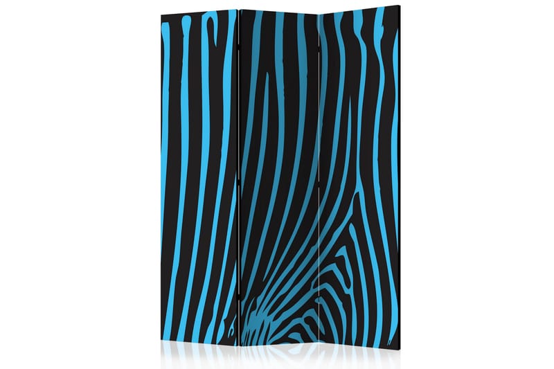 Rumsavdelare Zebra Pattern Turquoise 135x172 cm - Artgeist sp. z o. o. - Rumsavdelare - Vikvägg