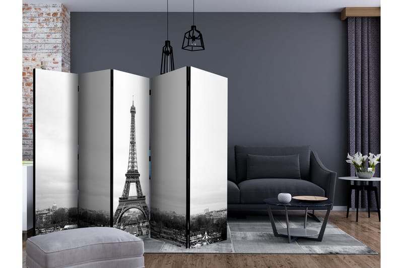 Rumsavdelare - Paris: black and white photography 225x172 - Artgeist sp. z o. o. - Rumsavdelare - Vikvägg