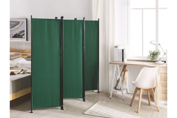 Skärmvägg 5 paneler 270 x 170 cm grön NARNI - Grön - Inredning - Dekoration & inredningsdetaljer - Rumsavdelare