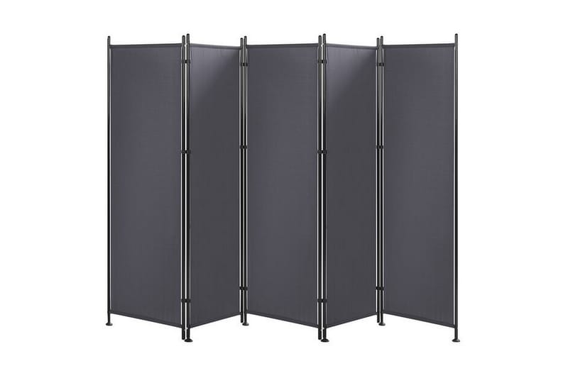 Skärmvägg 5 paneler 270 x 170 cm grå NARNI - Grå - Inredning - Dekoration & inredningsdetaljer - Rumsavdelare