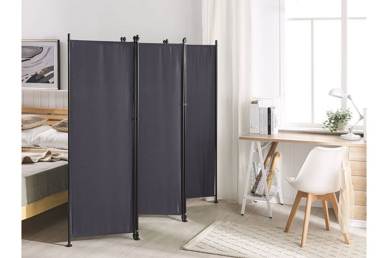 Skärmvägg 5 paneler 270 x 170 cm grå NARNI - Grå - Inredning - Dekoration & inredningsdetaljer - Rumsavdelare