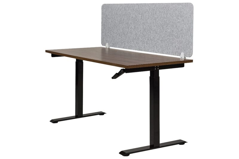 Skiljevägg för skrivbord Split Grå, 160x1x50 cm - Grå, 160x1x50 cm - Inredning - Dekoration & inredningsdetaljer - Rumsavdelare - Skärmvägg