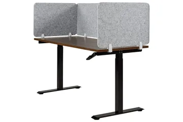 Skiljevägg för skrivbord Split Grå, 160x1x50 cm - Grå, 160x1x50 cm - Inredning - Dekoration & inredningsdetaljer - Rumsavdelare - Skärmvägg