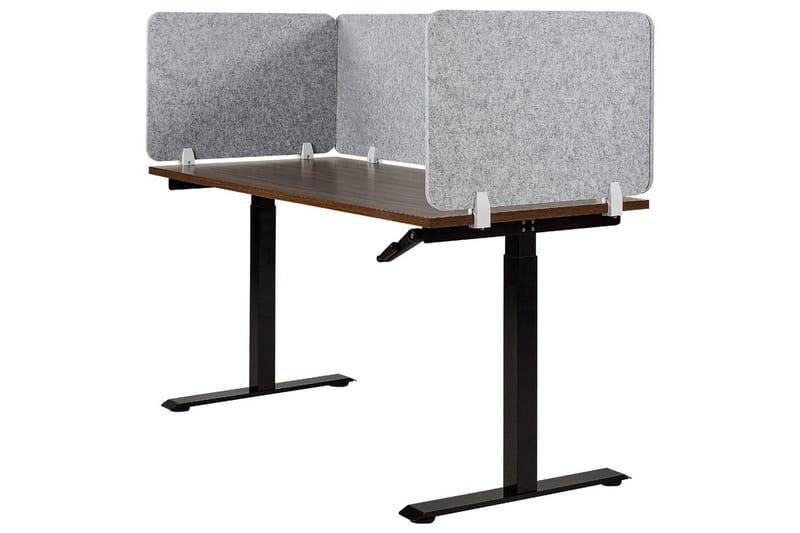 Skiljevägg för skrivbord Split Grå, 160x1x50 cm - Grå, 160x1x50 cm - Inredning - Dekoration & inredningsdetaljer - Rumsavdelare - Skärmvägg