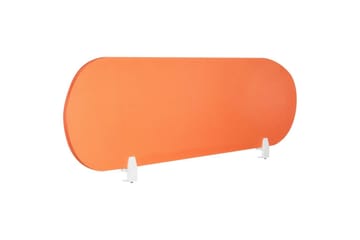Skiljevägg för skrivbord Sparky Orange, 160x1x40 cm - Orange, 160x1x40 cm - Inredning - Dekoration & inredningsdetaljer - Rumsavdelare