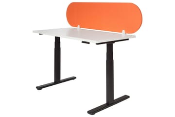 Skiljevägg för skrivbord Sparky Orange, 160x1x40 cm - Orange, 160x1x40 cm - Inredning - Dekoration & inredningsdetaljer - Rumsavdelare