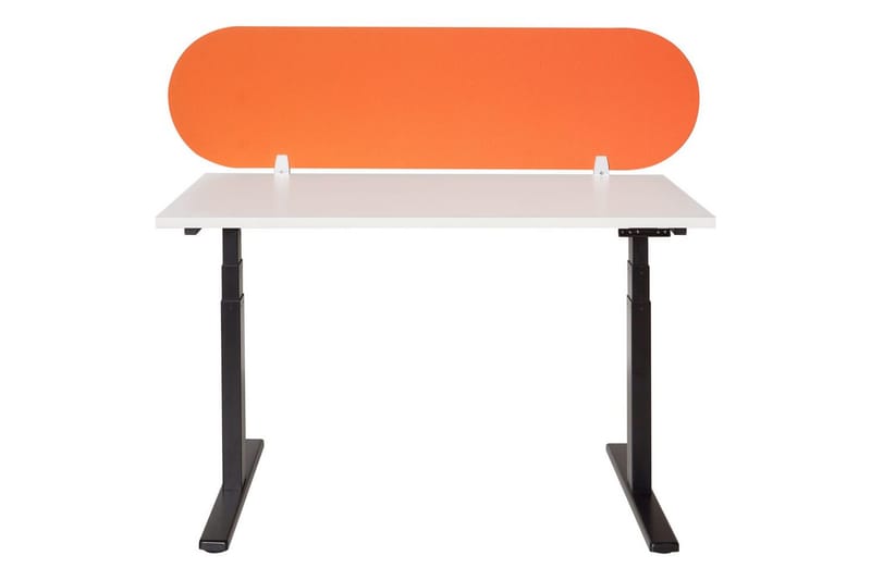Skiljevägg för skrivbord Sparky Orange, 160x1x40 cm - Orange, 160x1x40 cm - Inredning - Dekoration & inredningsdetaljer - Rumsavdelare