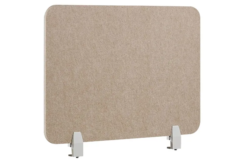 Skiljevägg för skrivbord Split Beige, 72x1x50 cm, Beige, 72x1x50 cm