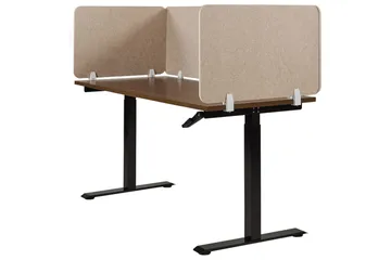 Skiljevägg för skrivbord Split Beige, 72x1x50 cm - Beige, 72x1x50 cm - Inredning - Dekoration & inredningsdetaljer - Rumsavdelare