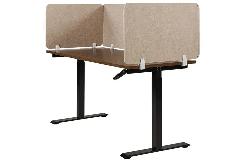 Skiljevägg för skrivbord Split Beige, 72x1x50 cm - Beige, 72x1x50 cm - Inredning - Dekoration & inredningsdetaljer - Rumsavdelare