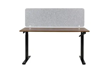 Skiljevägg för skrivbord Split Grå, 160x1x50 cm - Grå, 160x1x50 cm - Inredning - Dekoration & inredningsdetaljer - Rumsavdelare