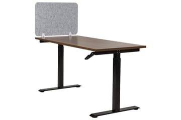 Skiljevägg för skrivbord Split Grå, 72x1x50 cm - Grå, 72x1x50 cm - Inredning - Dekoration & inredningsdetaljer - Rumsavdelare