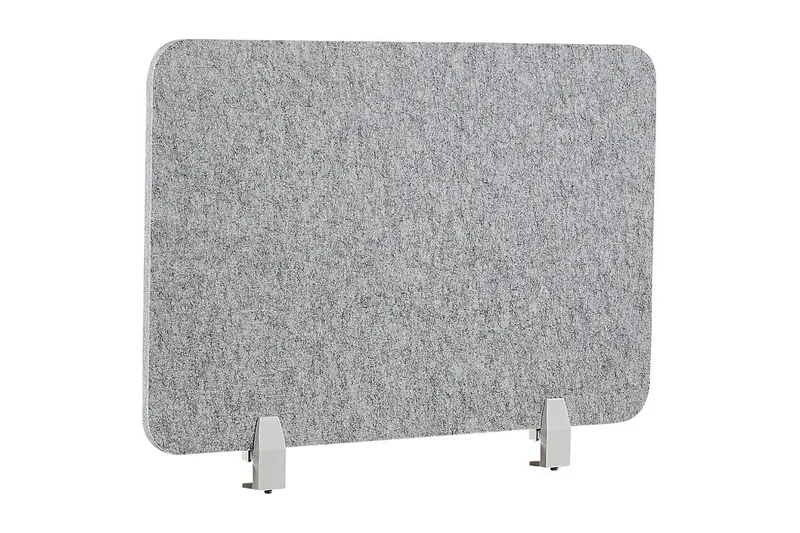 Skiljevägg för skrivbord Split Grå, 80x1x50 cm, Grå, 80x1x50 cm