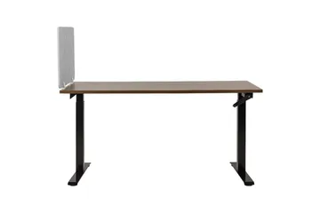 Skiljevägg för skrivbord Split Grå, 80x1x50 cm - Grå, 80x1x50 cm - Inredning - Dekoration & inredningsdetaljer - Rumsavdelare