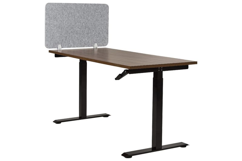 Skiljevägg för skrivbord Split Grå, 80x1x50 cm - Grå, 80x1x50 cm - Inredning - Dekoration & inredningsdetaljer - Rumsavdelare