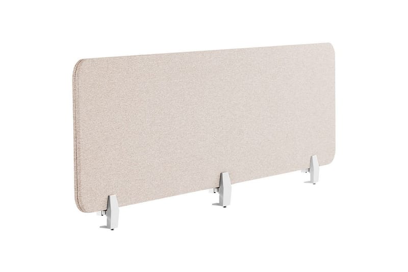 Skiljevägg för skrivbord Wally Beige, 180x2x40 cm, Beige, 180x2x40 cm