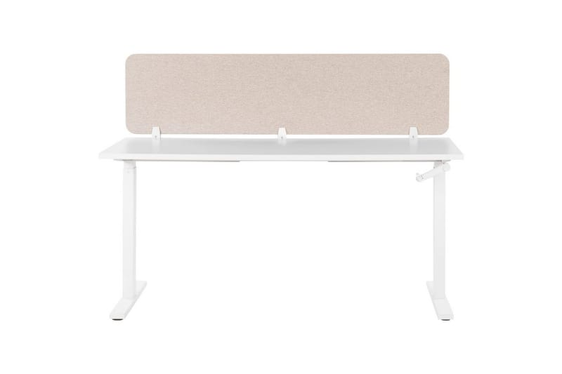 Skiljevägg för skrivbord Wally Beige, 180x2x40 cm - Beige, 180x2x40 cm - Inredning - Dekoration & inredningsdetaljer - Rumsavdelare