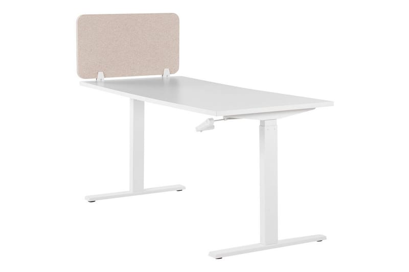 Skiljevägg för skrivbord Wally Beige, 72x2x40 cm - Beige, 72x2x40 cm - Inredning - Dekoration & inredningsdetaljer - Rumsavdelare