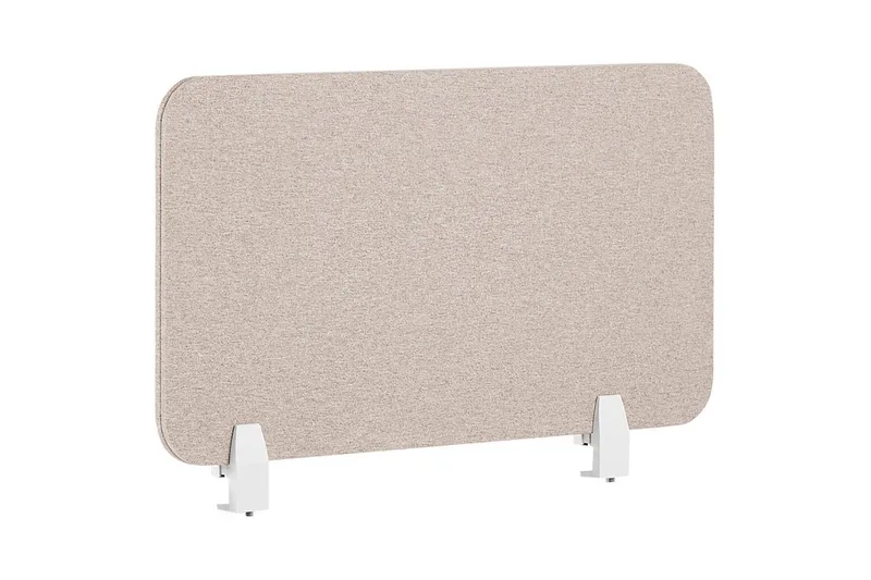 Skiljevägg för skrivbord Wally Beige, 80x2x40 cm - Beige, 80x2x40 cm - Inredning - Dekoration & inredningsdetaljer - Rumsavdelare