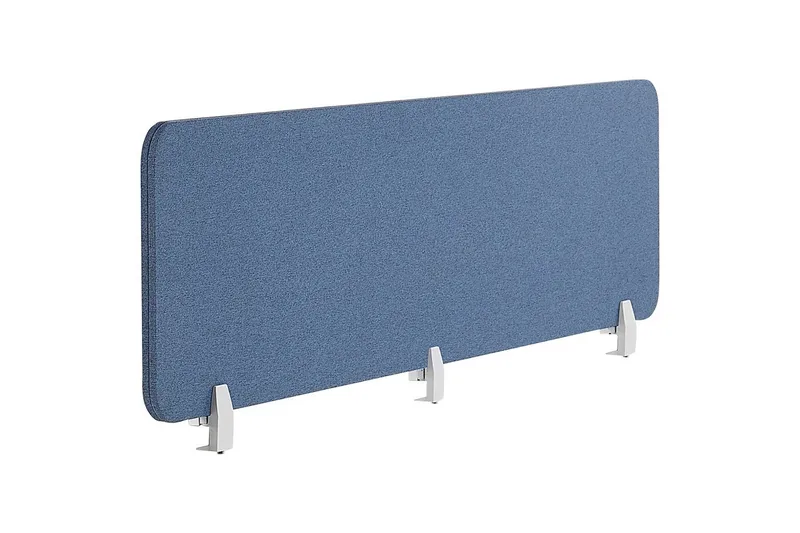 Skiljevägg för skrivbord Wally Blå, 180x2x40 cm - Blå, 180x2x40 cm - Inredning - Dekoration & inredningsdetaljer - Rumsavdelare