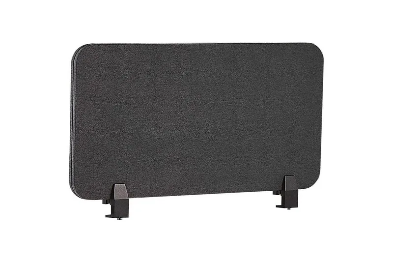 Skiljevägg för skrivbord Wally Grå, 80x2x40 cm, Grå, 80x2x40 cm