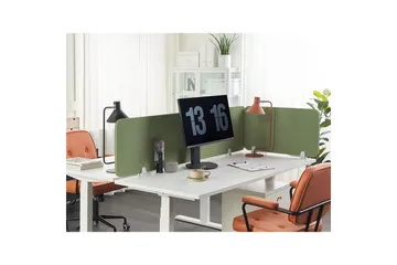 Skiljevägg för skrivbord Wally Grön, 72x2x40 cm - Grön, 72x2x40 cm - Inredning - Dekoration & inredningsdetaljer - Rumsavdelare