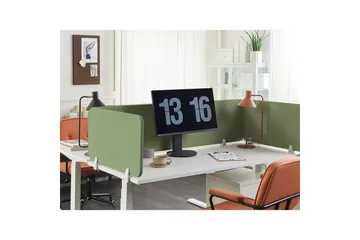 Skiljevägg för skrivbord Wally Grön, 80x2x40 cm - Grön, 80x2x40 cm - Inredning - Dekoration & inredningsdetaljer - Rumsavdelare