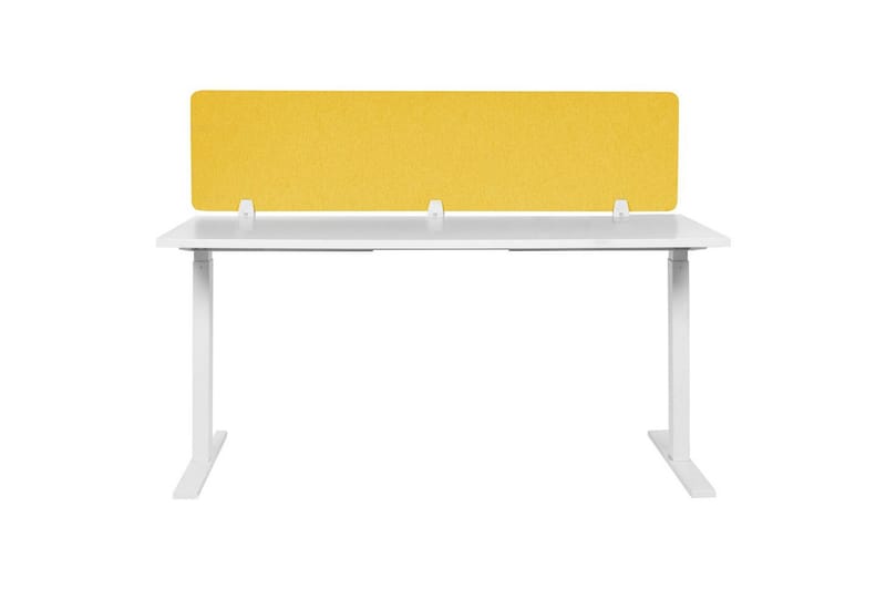 Skiljevägg för skrivbord Wally Gul, 180x2x40 cm - Gul, 180x2x40 cm - Inredning - Dekoration & inredningsdetaljer - Rumsavdelare