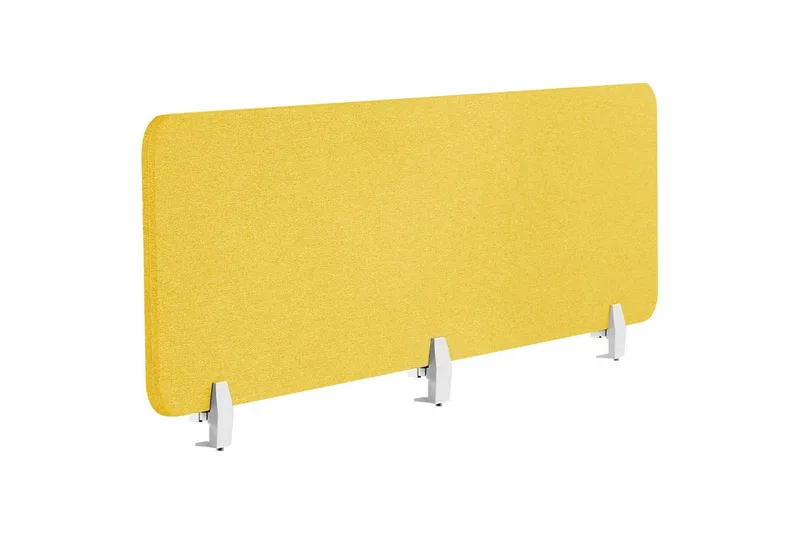Skiljevägg för skrivbord Wally Gul, 180x2x40 cm, Gul, 180x2x40 cm